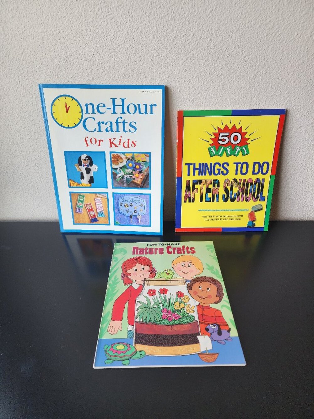 One-Hour Crafts, Nature Crafts, 50 Things to do After School Kids VTG Book Lot